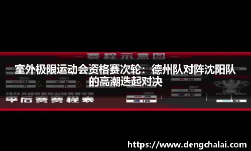 室外极限运动会资格赛次轮：德州队对阵沈阳队的高潮迭起对决